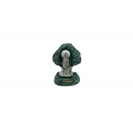 Azinheira C/ Aparição de Fátima Marfinite 9cm Azinheira C/ Aparição de Fátima Marfinite 9cm