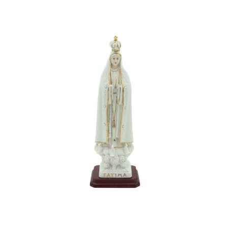 Nossa Senhora de Fátima Porcelana nº 6 com bordados Nossa Senhora de Fátima Porcelana nº 6 com bordados