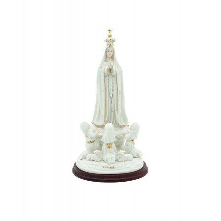 Aparição de Fátima Sem Bordado Porcelana nº2 - 30cm Aparição de Fátima Sem Bordado Porcelana nº2 - 30cm