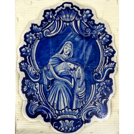 Painel de 12  Azulejos Pintados à Mão Uniforme Painel de 12  Azulejos Pintados à Mão Uniforme