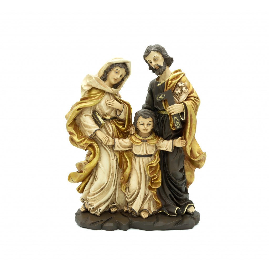 Sagrada Família Dourada 35x30 cm
