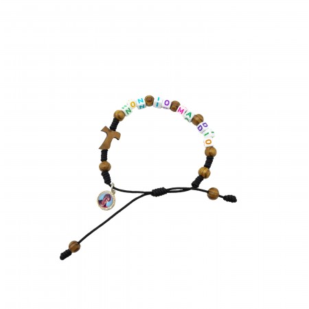 Pulseira C/ Medalha Carlo Acutis + "Non Io Ma Dio" Pulseira C/ Medalha Carlo Acutis + "Non Io Ma Dio"