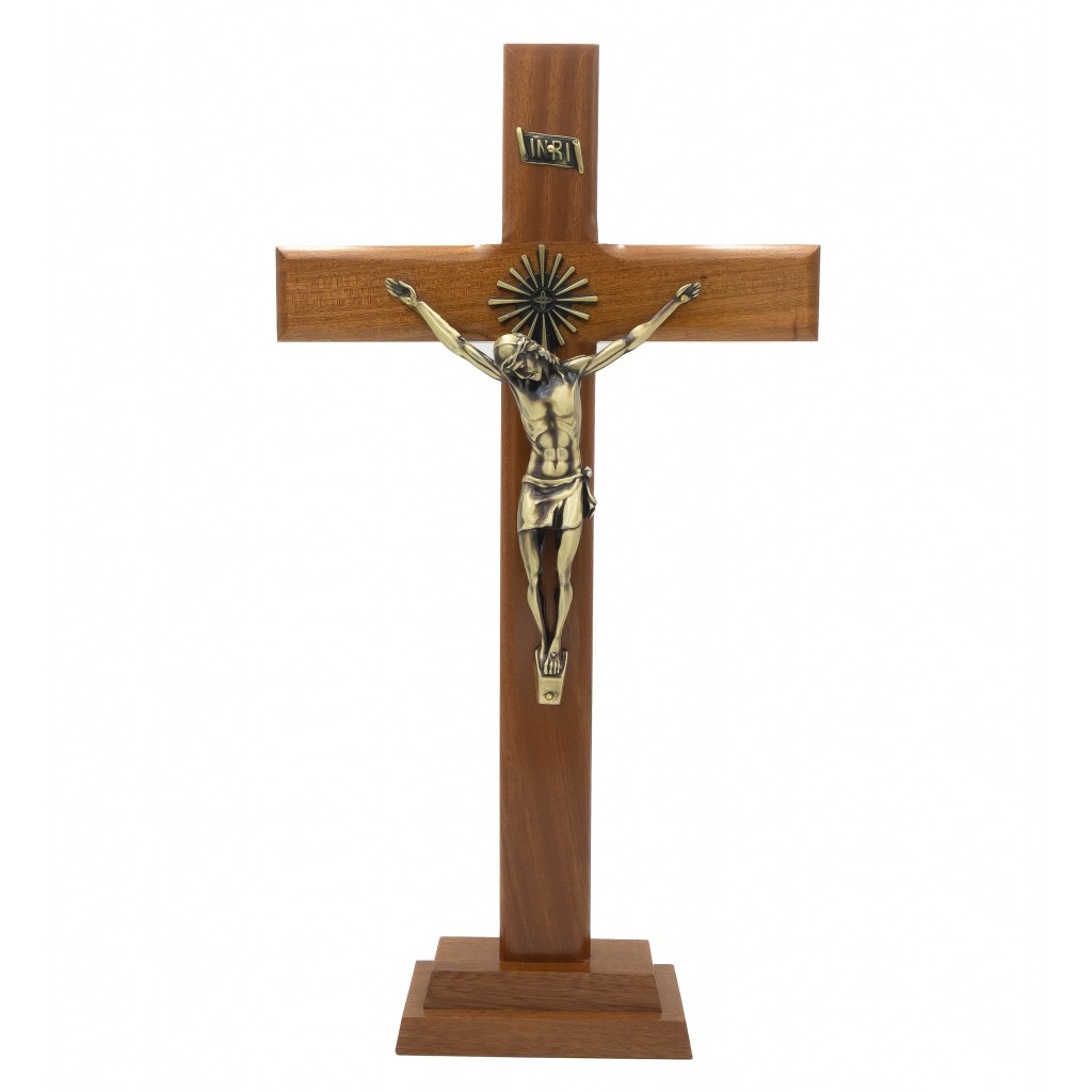Crucifixo de Pé C/ Esplendor 52 * 28 cm