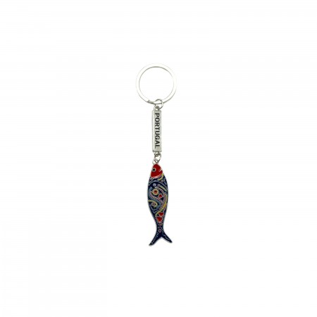 Porta Chaves Metal Portugal + Sardinha KN4843 Porta Chaves Metal Portugal + Sardinha KN4843
