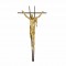 Cristo Rendilhado com Cruz Metal Parede 70 x 40 cm 