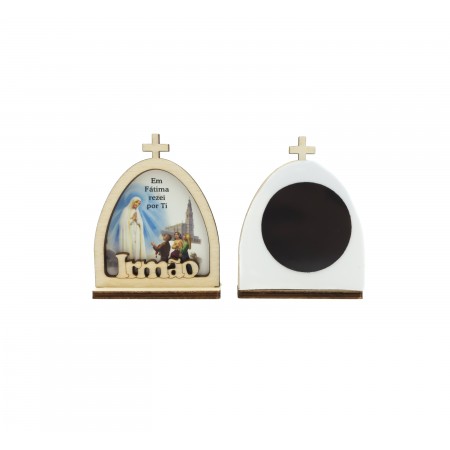 Íman e Placa de Madeira, Capela de Nª Sra Fátima Íman e Placa de Madeira, Capela de Nª Sra Fátima
