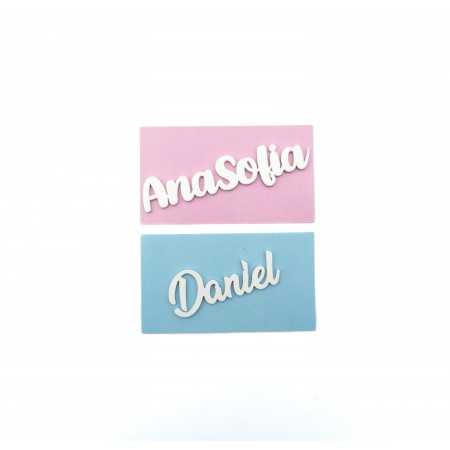 Nome Recortado em Acrílico Nome Recortado em Acrílico