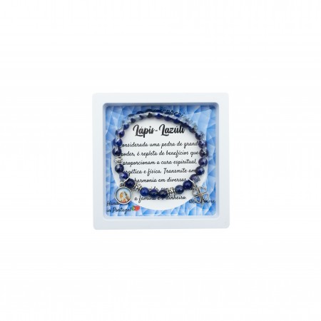 Pulseira Pedra S.P. Lápis Lazúli Pulseira Pedra S.P. Lápis Lazúli
