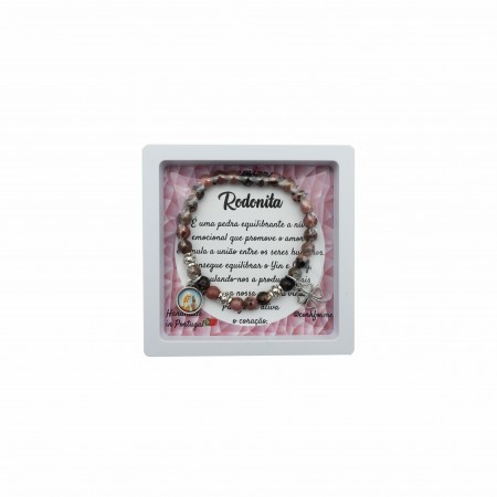 Pulseira Pedra S.P. Rodonita