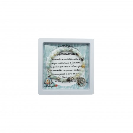 Pulseira Pedra S.P. Amazonite Pulseira Pedra S.P. Amazonite