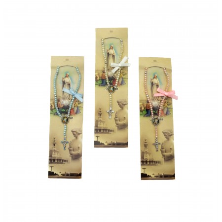 Terço / Fio Div.Cores C/Medalha Anjo + Cruz Comunhão Terço / Fio Div.Cores C/Medalha Anjo + Cruz Comunhão