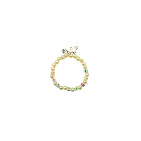 Pulseira de Criança Conta Pérola Avé Maria Pulseira de Criança Conta Pérola Avé Maria