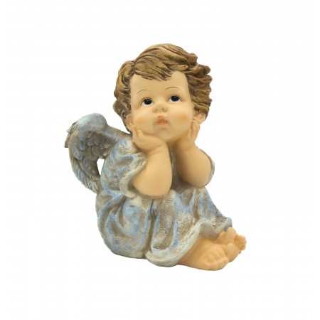 Anjo Sentado Pensativo 30cm Anjo Sentado Pensativo 30cm