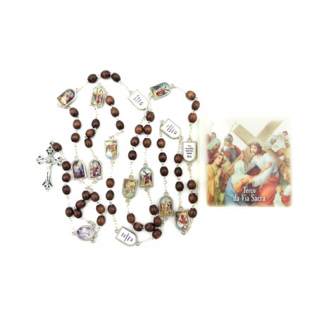 Terço da Via Sacra C/ Oração e Cx. Ilustrada Terço da Via Sacra C/ Oração e Cx. Ilustrada