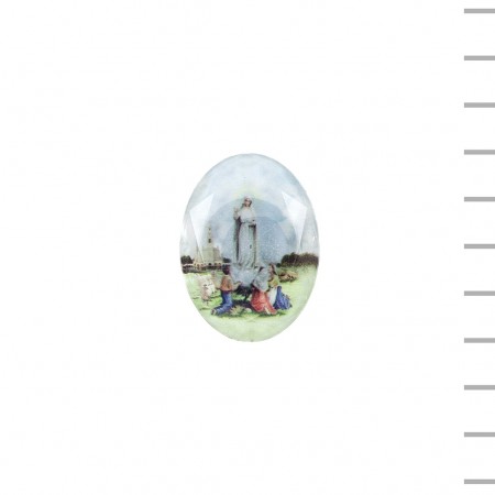 Íman Oval Acrílico Lapidado Aparição de Fátima Íman Oval Acrílico Lapidado Aparição de Fátima