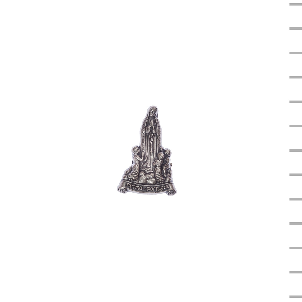 Íman Recortado N. Sra. de Fátima pequeno Metal