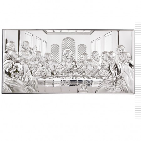 Última Ceia de Cristo Bilaminado 50*25cm