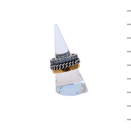 Aliança Prata 925 12,1gr Ouro 375 0,5gr 14mm Aliança Prata 925 12,1gr Ouro 375 0,5gr 14mm