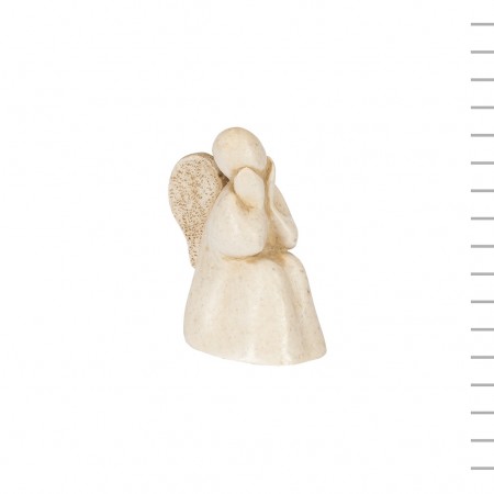 Anjo Estilizado em Pedra 10cm Anjo Estilizado em Pedra 10cm