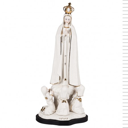 Aparição Média C/ Filete de Ouro e Manto Trabalhado - 36cm Aparição Média C/ Filete de Ouro e Manto Trabalhado - 36cm