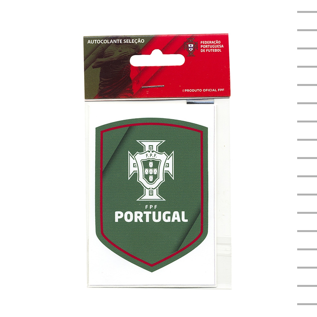 Autocolante 7*10 cm FPF Verde com Logo Branco