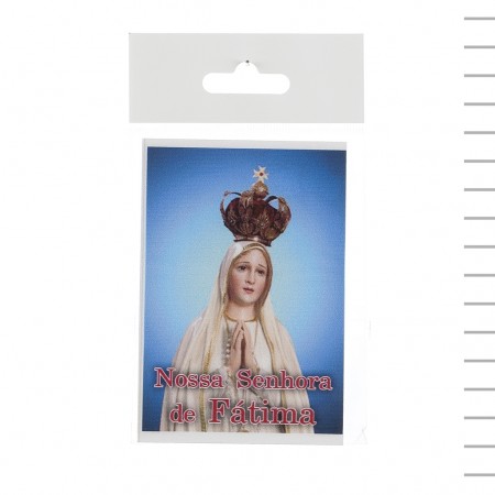 Autocolante C/ N. Sra de Fátima Coroada Colorida Autocolante C/ N. Sra de Fátima Coroada Colorida