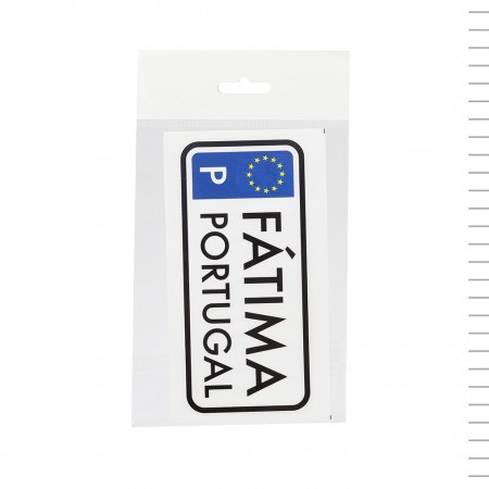 Autocolante Matrícula Cores Fátima Exterior 15*17 cm Autocolante Matrícula Cores Fátima Exterior 15*17 cm