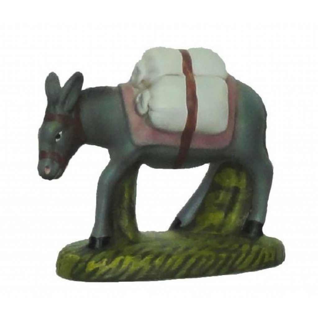 Burro de Moleiro com Sacos de Farinha 9.50cm