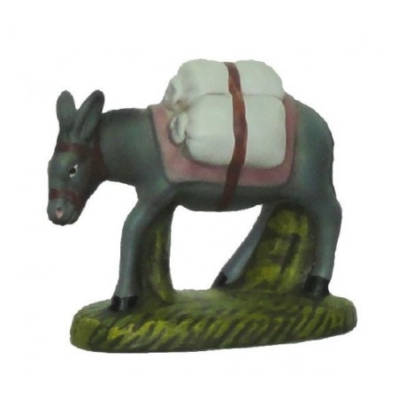 Burro de Moleiro com Sacos de Farinha 9.50cm Burro de Moleiro com Sacos de Farinha 9.50cm