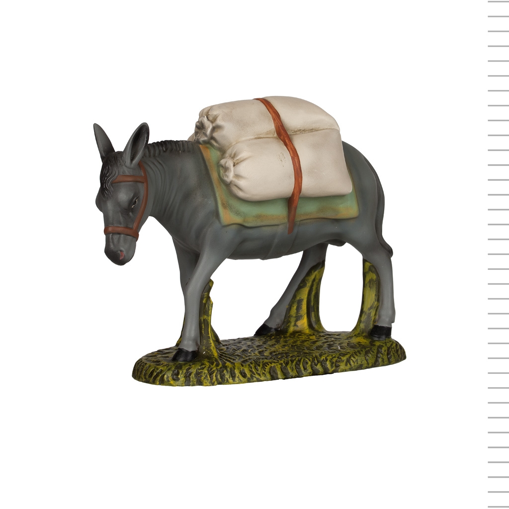 Burro do Moleiro com Sacos  18Cm