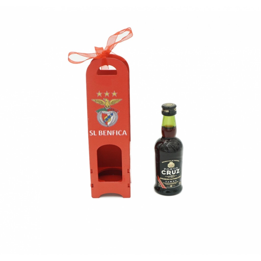 Caixa Benfica Oficial C/ Garrafa Vinho do Porto