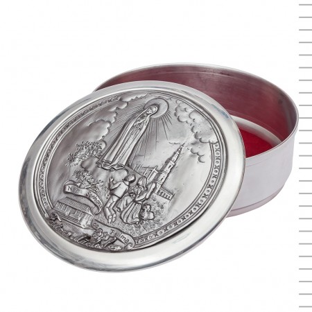 Caixa De Terço Em Liga Imitação De Estanho Caixa De Terço Em Liga Imitação De Estanho