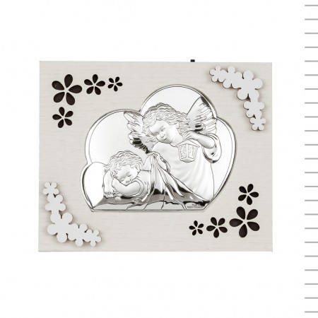 Caixa Madeira Iluminada Anjinho Bilaminado 16x13cm Caixa Madeira Iluminada Anjinho Bilaminado 16x13cm