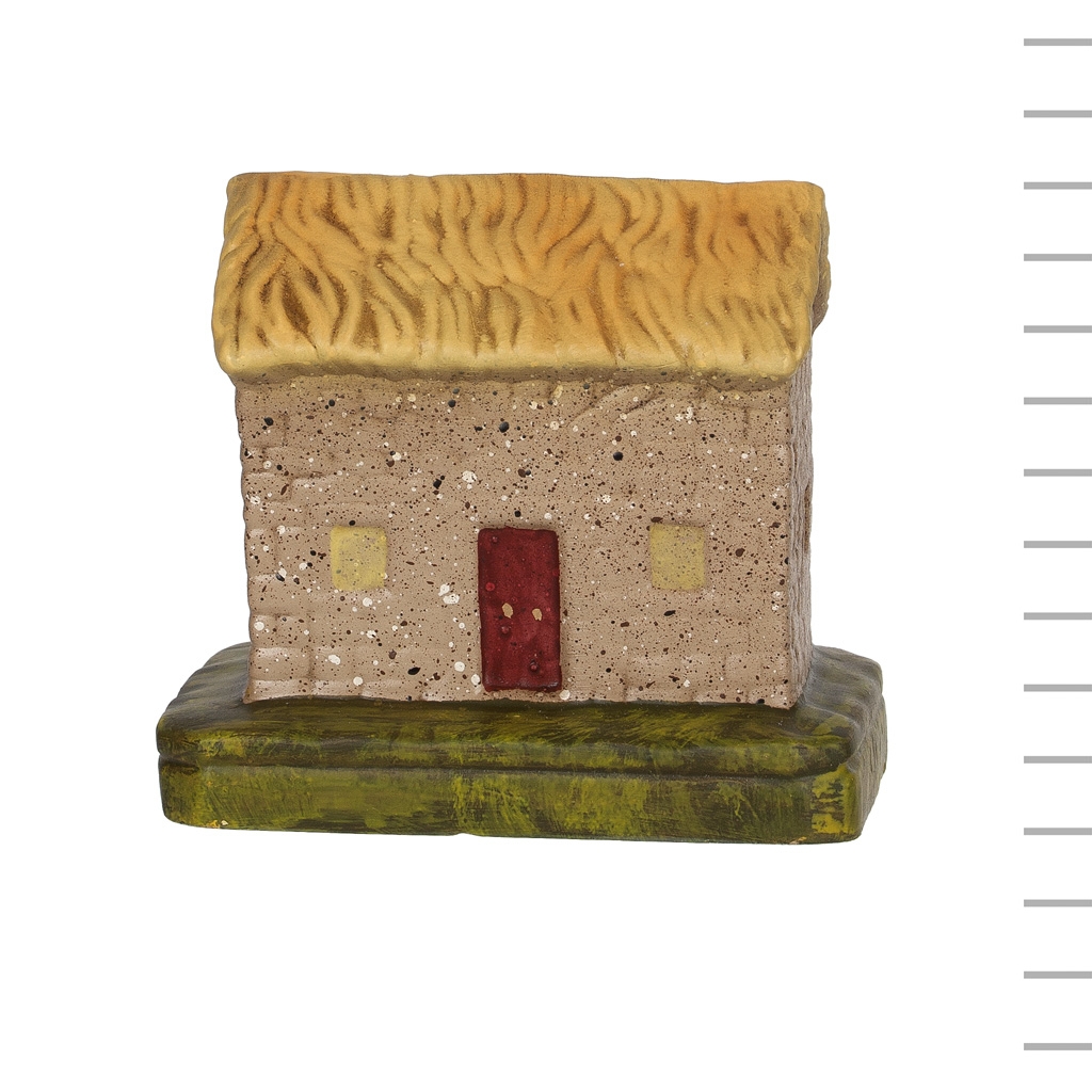Casa em Pedra Telhado em Palha 8.50cm