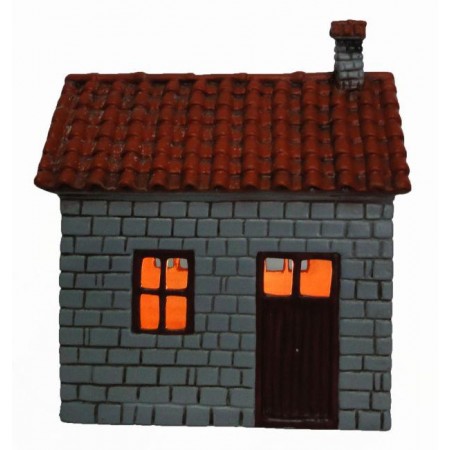 Casa Nº3 com luz 21.5cm Casa Nº3 com luz 21.5cm