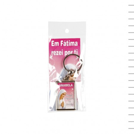 Chaveiro Metal C/ Fátima 162 Nomes e Parentesco Chaveiro Metal C/ Fátima 162 Nomes e Parentesco