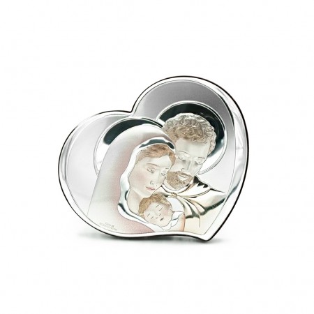 Coração Bilaminado Sagrada Familia 10.50x9.00cm Coração Bilaminado Sagrada Familia 10.50x9.00cm