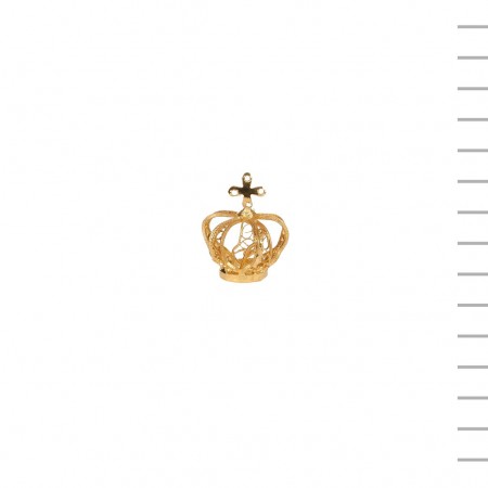 Coroa de Filigrana Metal nº2 Sem Pedras 1,5 cm Diâmetro  Coroa de Filigrana Metal nº2 Sem Pedras 1,5 cm Diâmetro