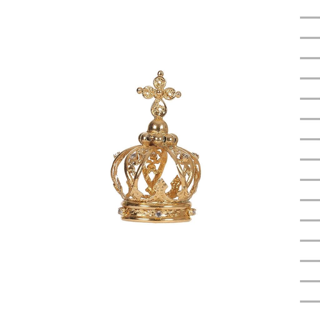Coroa de Metal 3,2 cm Diâmetro