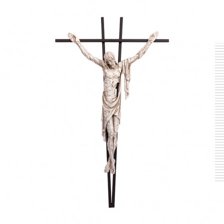 Cristo Rendilhado com Cruz Metal Parede 70 x 40 cm  Cristo Rendilhado com Cruz Metal Parede 70 x 40 cm