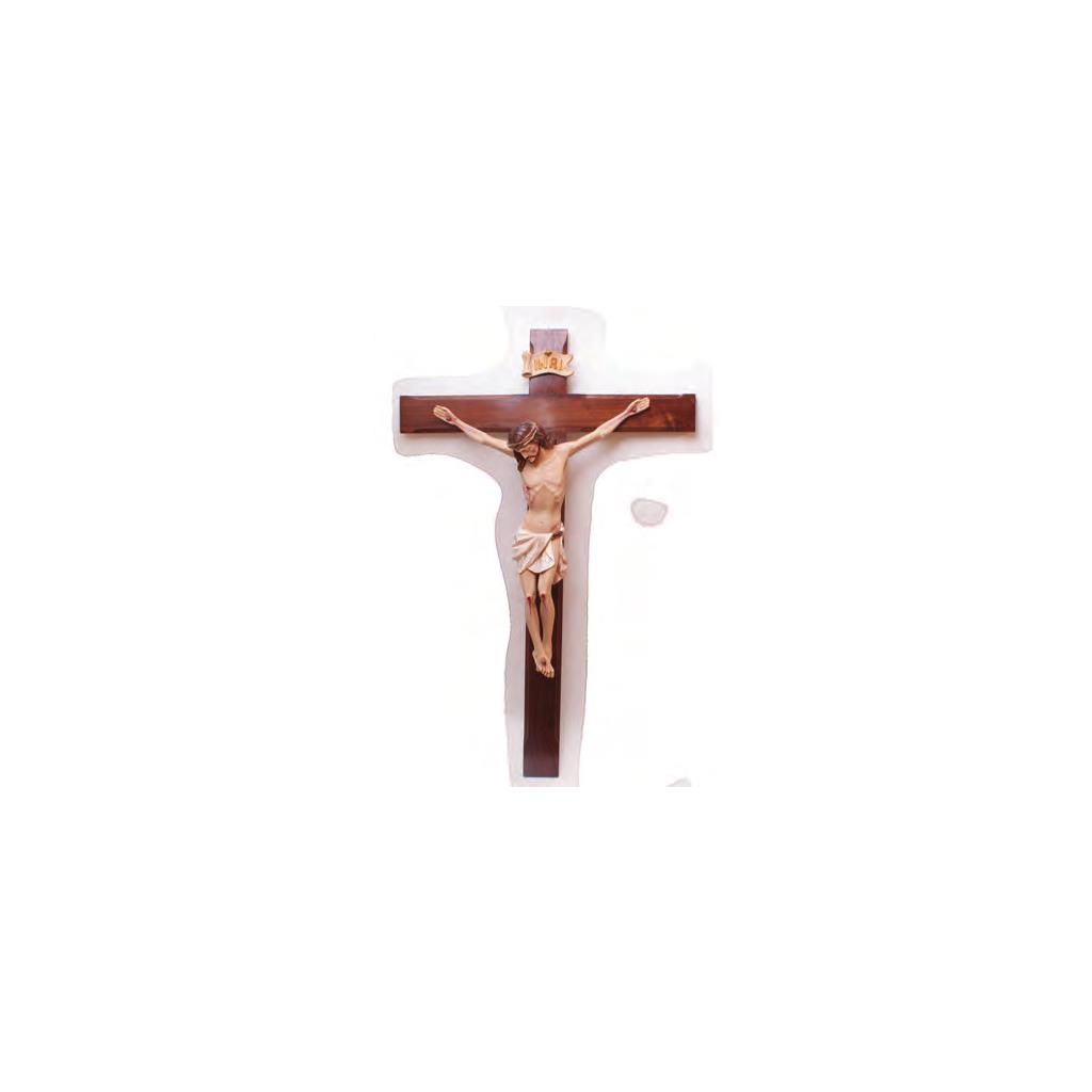 Crucifixo Com Cruz de Madeira 110*70cm