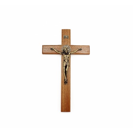 Crucifixo de Parede C/Medalha de S. Bento 23,5x14 Crucifixo de Parede C/Medalha de S. Bento 23,5x14