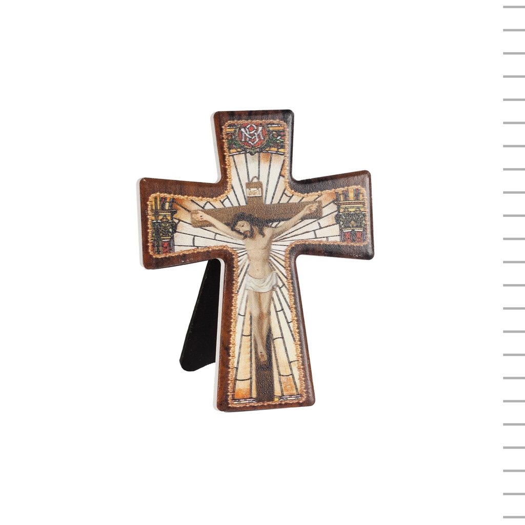 Crucifixo em Cerâmica Colorida 13.00 x 10.00cm