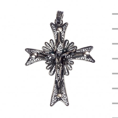 Crucifixo Prata Rendilhada 10,00gr Crucifixo Prata Rendilhada 10,00gr