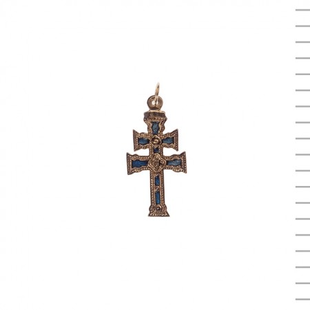 Cruz Da Caravaca Mini Dourada