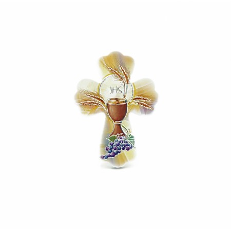 Cruz da Comunhão de Pendurar e Pousar 14cm Cruz da Comunhão de Pendurar e Pousar 14cm