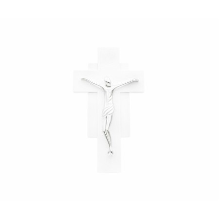 Cruz  Estilizada C/ Cristo Bilaminado 40x23cm Cruz  Estilizada C/ Cristo Bilaminado 40x23cm