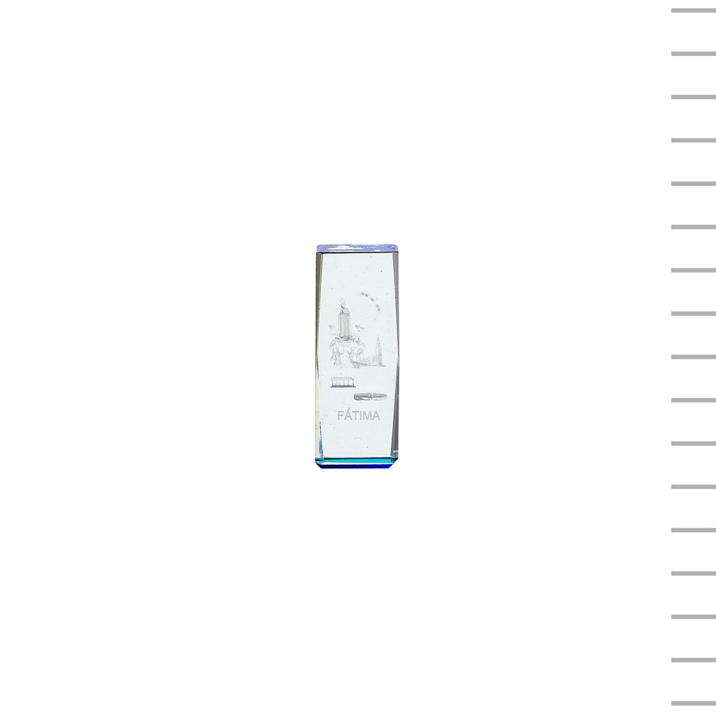 Cubo Cristal Azul Aparição  4.8*1.8*1.8cm KN3800