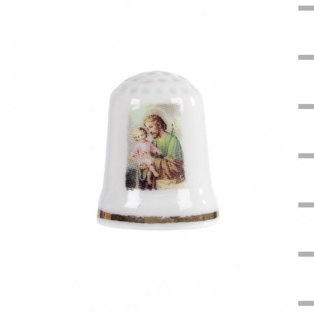 Dedal de Porcelana para Colecção