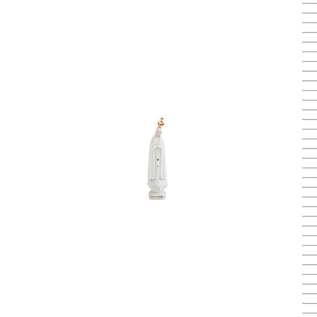 Fátima Peregrina Branca - 10cm